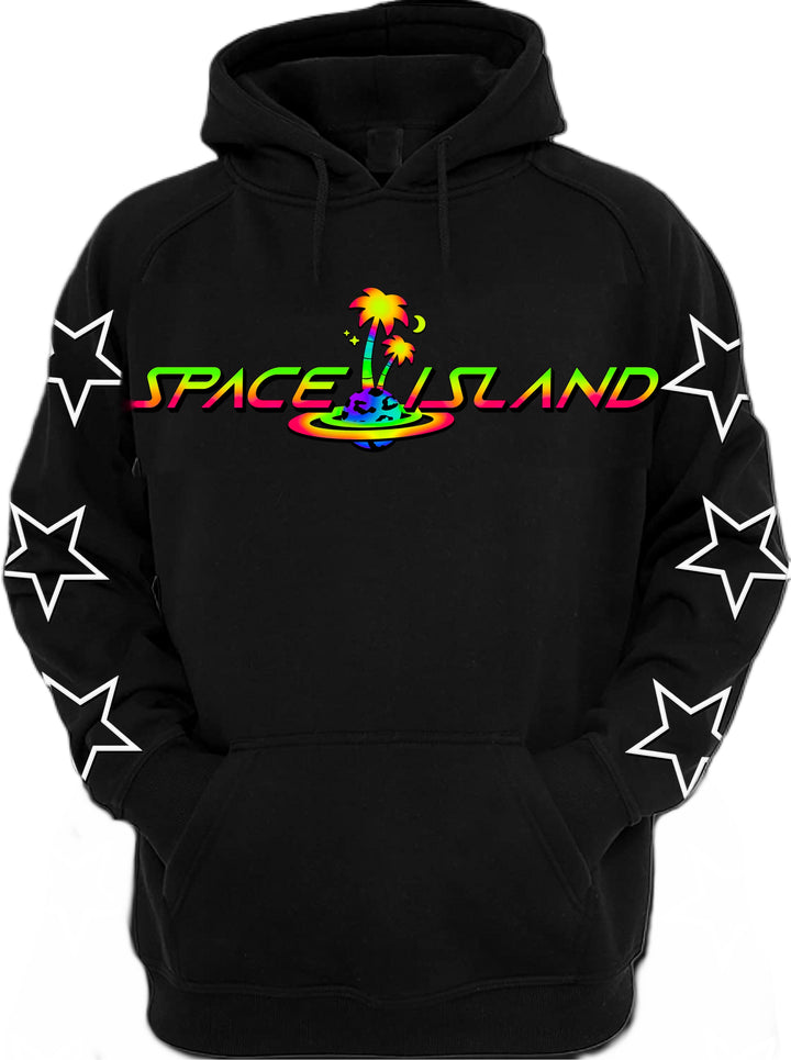 Space Island Planet Hoodie ☆ Black