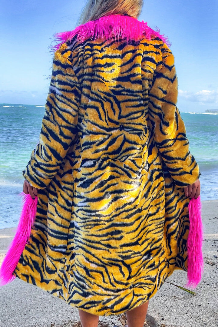 Tiger Queen Fur Coat