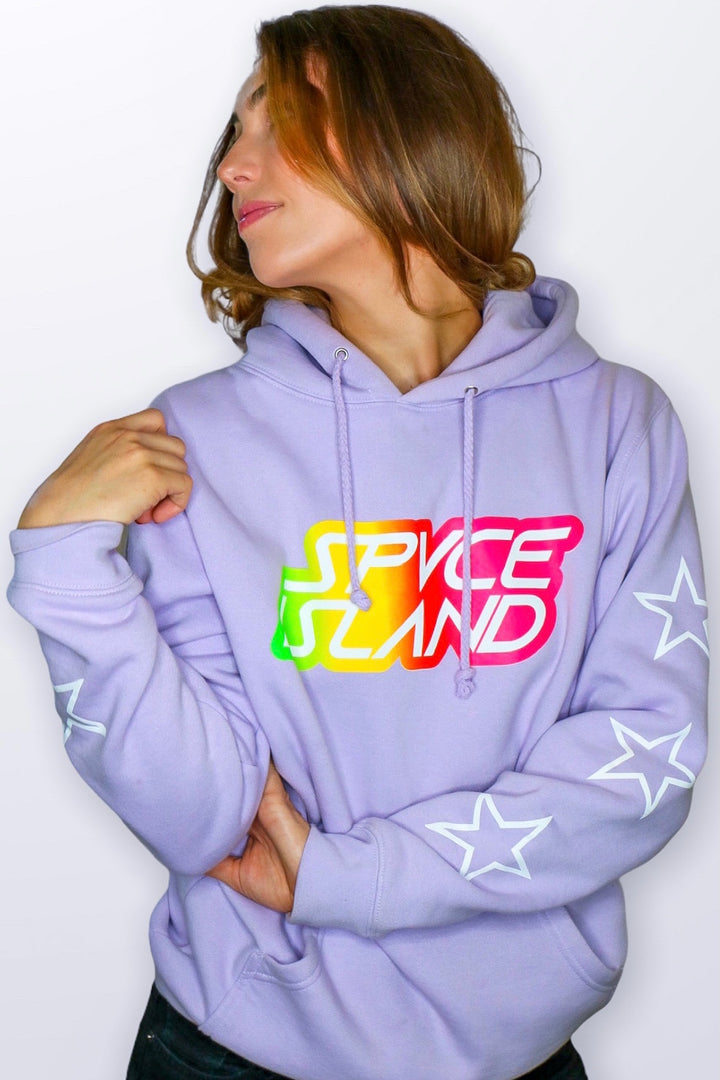 Space Island Bold Hoodie ☆ Lilac