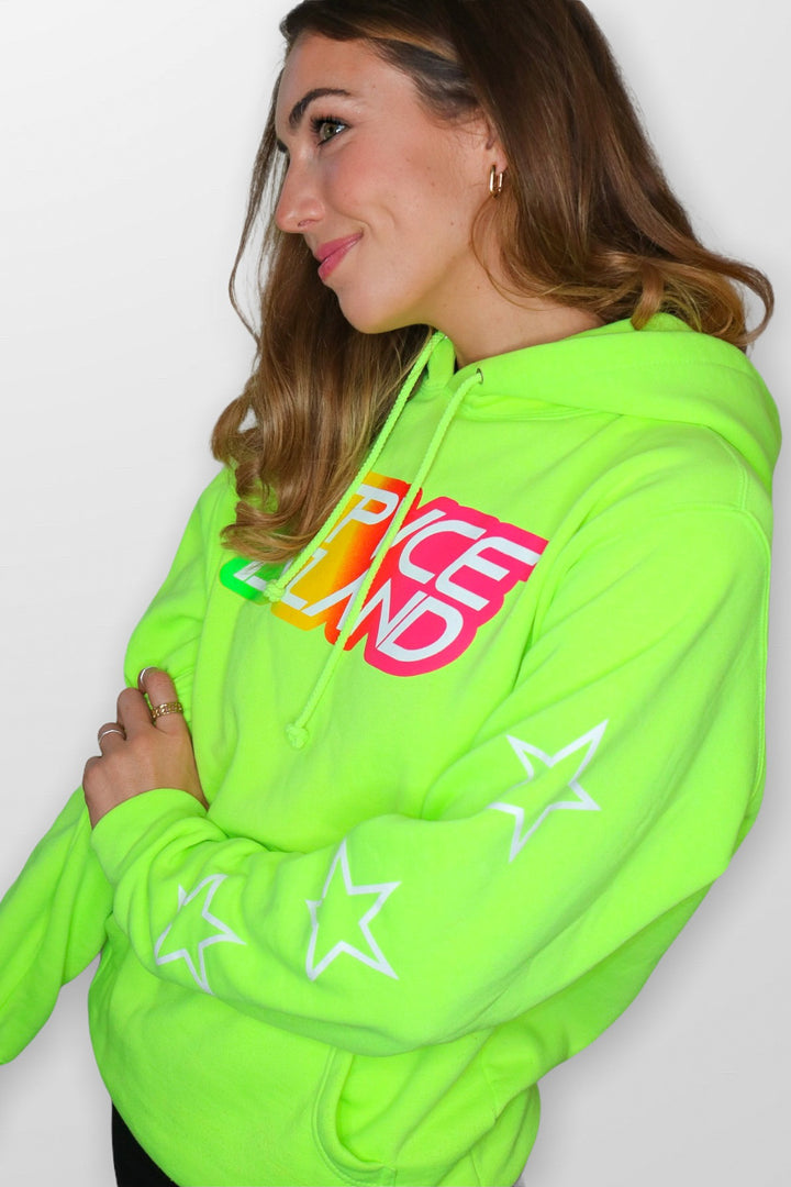 Space Island Bold Hoodie ☆ Highlighter